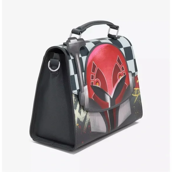Used Once! Loungefly Star Wars Sabine Spray Paint Handbag - BoxLunch Exclusive - Picture 2 of 10